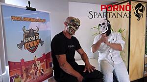 Gaby's tight pussy overwhelms spartano akillies in wild cuckold pounding