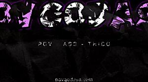 nice TITS and thick ASS milf babe KIKI KLOUT loves POV FUCK