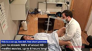 tampa uni girl alexa rydell spreads in backstage shower for latex fetish exam