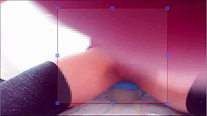 japanese girl fingers shaved pussy in solo masturbation bedroom session