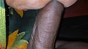 Indian Wife Cheats with Friend's Huge Cock at Home