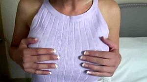 blonde stepmom amber chase's dating tip turns into pov blowjob