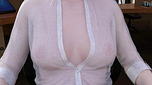 hey ashley and sheva get wild with office antics at work...