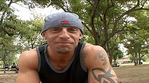 Lennox's hubby flops, now milf gapes ass for real monster cock stretch