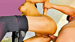 sistya step sis rides step bro cock deep in rough anal doggystyle squirting homemade