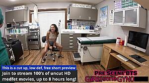 the perv doctor humiliates aria nicole with anal fingering in hospital