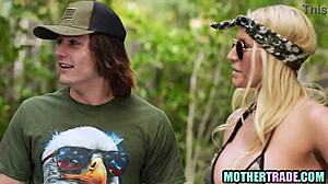 Step moms dare young step sons to fuck in wild group truth or dare orgy