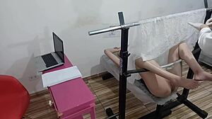 young girl gets naughty exam from horny gynecologist in hospital