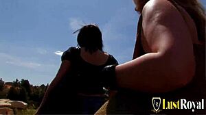 Blonde Lillian Love Anal Fucked While Humping Monster Cock Doggystyle