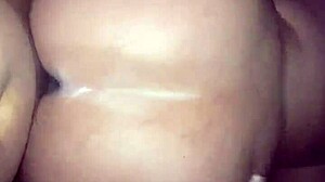 Massive Black Cock Stretches Huge Fat BBW Ass Wide