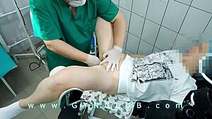 i cum hard on the gyno chair during intense exam