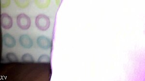 Her friend's tattooed girlfriend kia endures intense tight massage fetish play turning erotic