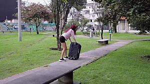 hey check this hot latina two neighbors devour her juicy pussy