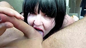 Chubby Samantha begs for rough pounding then swallows huge facial cumshot explosion