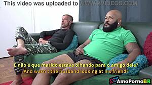 big tits brazilian milf lingerie cuckold interracial doggystyle monster cock