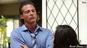 imagine your sweet stepdaughter begging for cock then exploding cum across her small tits in taboo fantasy