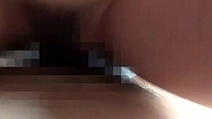 My lunchtime affair with cute older japanese beauty and her big cock