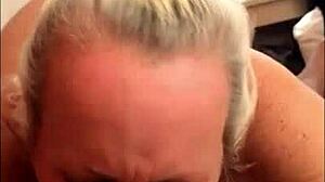 Milf's sneaky blowjob skills unleash massive facials in steamy compilation