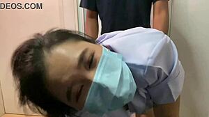 horny thai nurse friend begs patient to fuck her wet pussy hard