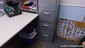 violet monroe sucks officer mike's prick for glasses