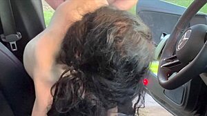 imagine begging your stepsis for rough car pounding like a slut