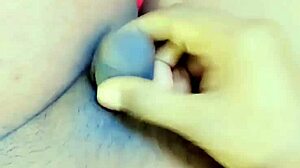 Hot Chick Rubs Limp Little 18+ Clitty And Pisses Everywhere!