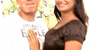 Fucking this slutty mom doggystyle with huge cock till she begs more.