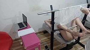 young girl gets naughty exam from horny gynecologist in hospital