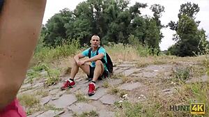 Hunt4k Buys Stranger's Wife For Mall Fingering And Blowjob