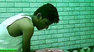 desi teen boy pounds hot malkin in hardcore indian fuck session