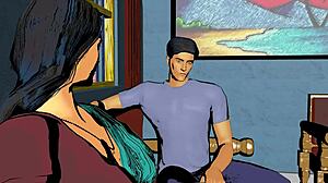 sex-thirsty woman fucked by step-brother-in-law during holi festival