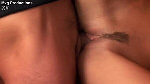 young blonde gets mmf anal threesome with double penetration on desk