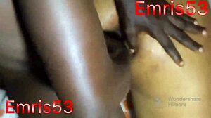 Fat ebony ass bent over doggystyle takes monster BBC till I cum hard