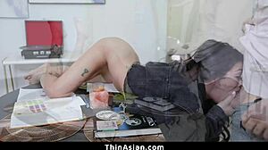 Paisley Paige Crushes on Tutor with Petite Tight Pussy Begging Huge Cock Seduction