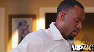 Huge black cock alone cheers bored teen blonde Hollie Mack up