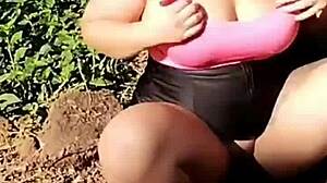 entering abandoned house leads to crossdressing ass tease and blowjob fun