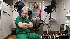 Dude, Kalani Luana's huge tits blasted with hot cum close up!