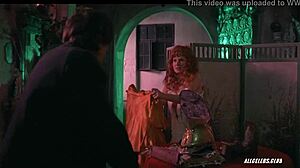 Halina Kowalska milf celebrity gives topless nude handjob with big tits bouncing