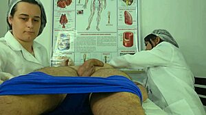 Nurse Uniforms Tempt Patient's Monster Erection For Play