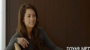 elegant barely legal teen fingers wet pussy softly