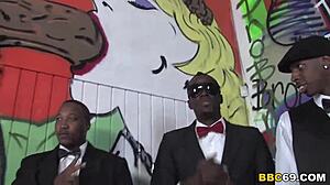 Violet Monroe BBC Gangbang Improves Race Ties