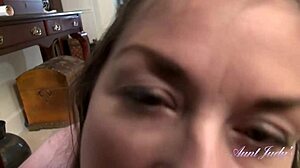 aunt judy's 42yr-old milf isabella does yoga pov style