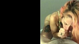 spanish e-girl lilyan red gags on hunter bradley's monster cock deepthroat