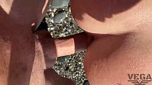 Four Feminists Stuff Girl's Holes with Thick Sperm!