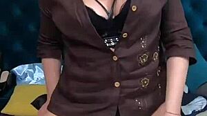 Too Many Clothes Hiding This Latina Milf's Big Tits Tonight