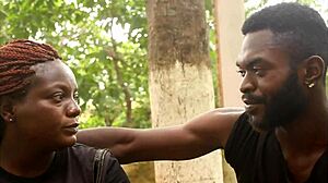 African Vacation Footballer Pounds Mature Tourist Park Pussy Raw