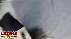 Latina with Puffy Nipples Goes Crazy Sucking and Fucking First BWC in Homemade Casting