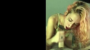 spanish e-girl lilyan red gags on hunter bradley's monster cock deepthroat