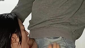 Horny Young Latina Deepthroats Stepfather's Monster Cock Facial POV Maquinasperfectas