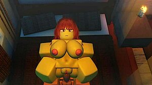 Fucking This Cute Roblox Girl With Huge Cock And Tits